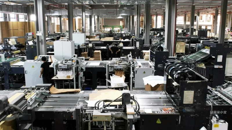 Notebook factory production area